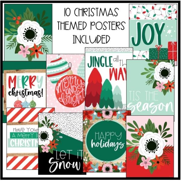 Christmas Cheer Classroom Posters Christmas Cheer Classroom Posters