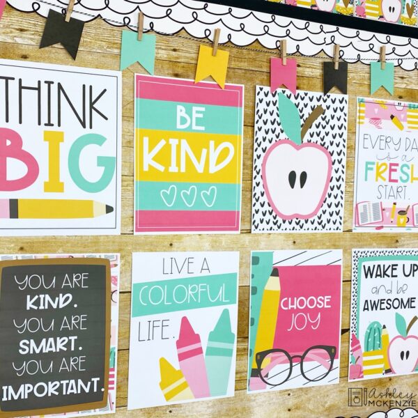 School Supplies Classroom Posters - Editable! School Supplies Classroom Posters - Editable!