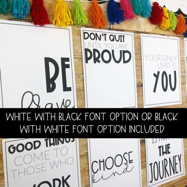 Growth Mindset Classroom Posters - 5 Minute Bulletin Board! Growth Mindset Classroom Posters - 5 Minute Bulletin Board!