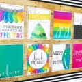 Christmas Classroom Posters - 5 Minute Bulletin Board!