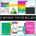 Christmas Classroom Posters - 5 Minute Bulletin Board!