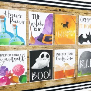 Halloween Classroom Posters – 5 Minute Bulletin Board! Halloween Classroom Posters - 5 Minute Bulletin Board!