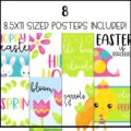 Easter Classroom Posters - 5 Minute Bulletin Board!