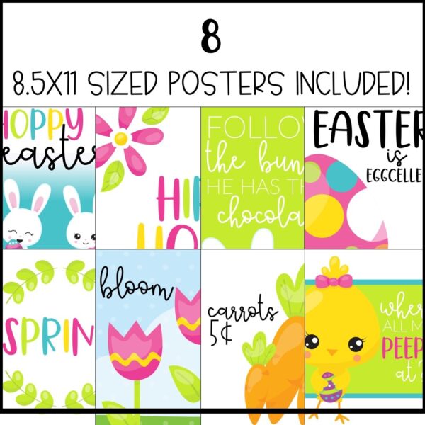Easter Classroom Posters - 5 Minute Bulletin Board! Easter Classroom Posters - 5 Minute Bulletin Board!