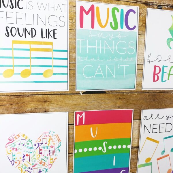 Music Classroom Posters - 5 Minute Bulletin Board! Music Classroom Posters - 5 Minute Bulletin Board!