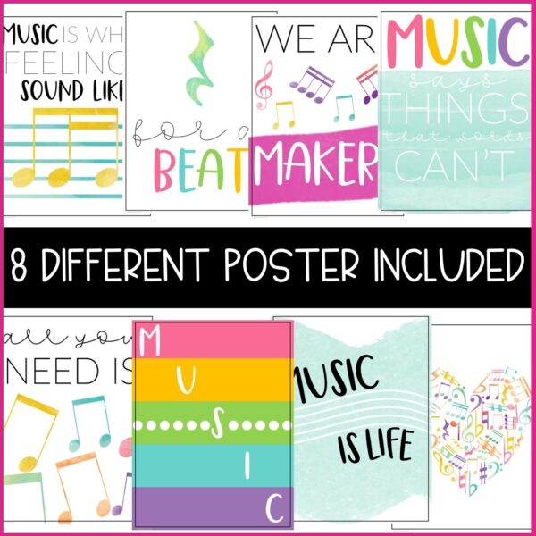 Music Classroom Posters - 5 Minute Bulletin Board! Music Classroom Posters - 5 Minute Bulletin Board!