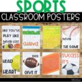 Sports Classroom Posters - 5 Minute Bulletin Board!