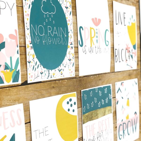 Spring Classroom Posters - 5 Minute Bulletin Board! Spring Classroom Posters - 5 Minute Bulletin Board!
