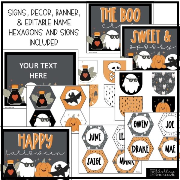 Halloween Boo Crew Door Decor Kit Halloween Boo Crew Door Decor Kit