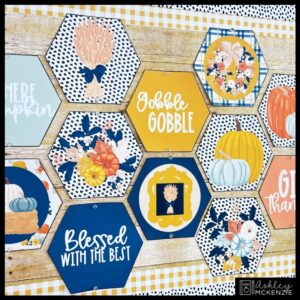 Thanksgiving Plaid Classroom Posters - Editable!