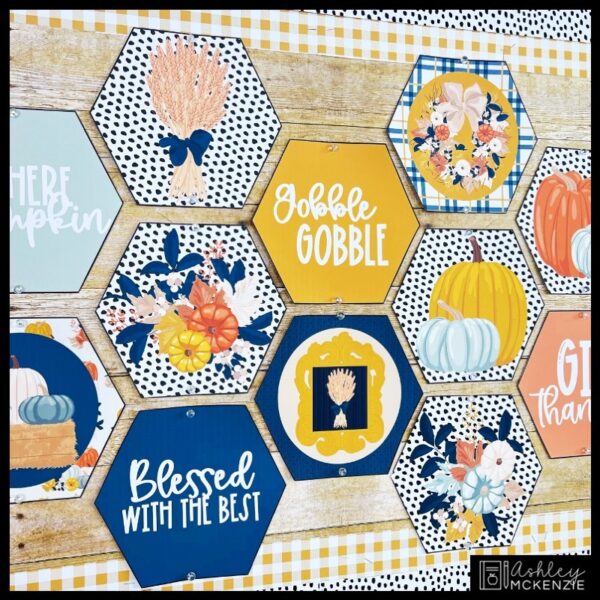 Thanksgiving Plaid Classroom Posters - Editable! Thanksgiving Plaid Classroom Posters - Editable!