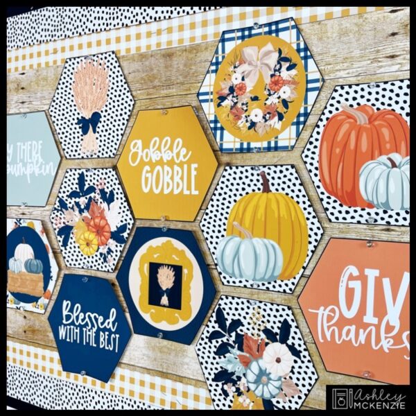 Thanksgiving Plaid Classroom Posters - Editable! Thanksgiving Plaid Classroom Posters - Editable!
