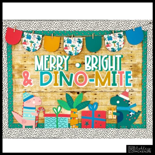 Christmas Dinosaur Theme Bulletin Board Kit Christmas Dinosaur Theme Bulletin Board Kit