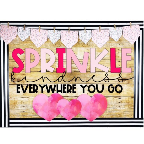 Valentine's Day Bulletin Board or Door Decor - Kindness Theme Valentine's Day Bulletin Board or Door Decor - Kindness Theme