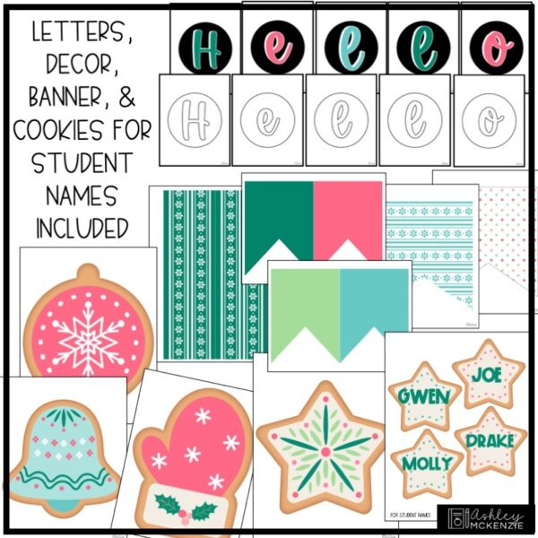 Winter Cookies Bulletin Board Kit Winter Cookies Bulletin Board Kit