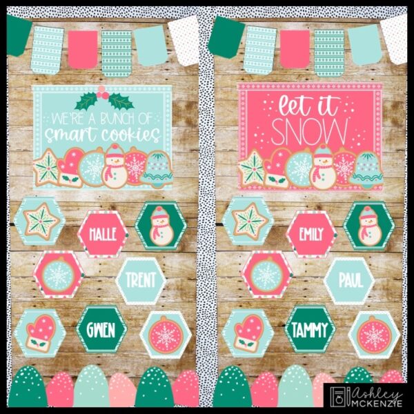 Winter Cookies Classroom Door Decor Kit Winter Cookies Classroom Door Decor Kit