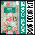 Winter Cookies Classroom Door Decor Kit