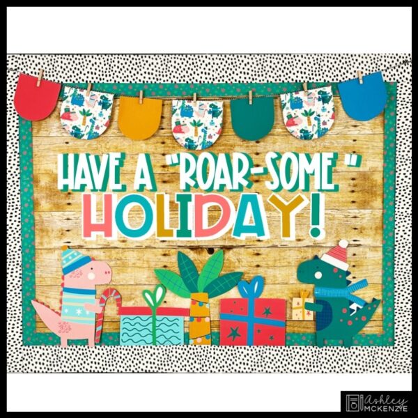 Christmas Dinosaur Theme Bulletin Board Kit Christmas Dinosaur Theme Bulletin Board Kit