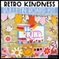 Valentine's Day Kindness Week Bulletin Board Decor - Retro Theme