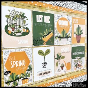 Spring Garden Classroom Posters Spring Garden Classroom Posters