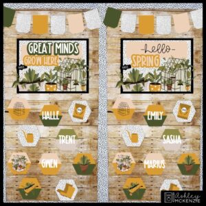 Spring Garden Classroom Door Decor Kit Spring Garden Classroom Door Decor Kit
