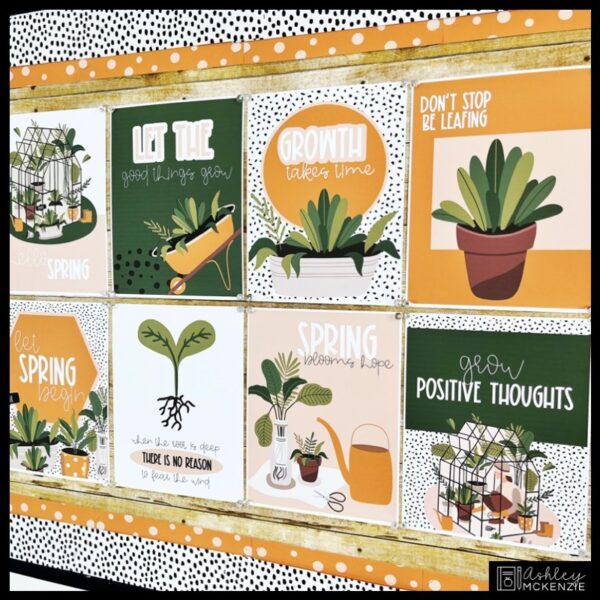 Spring Garden Classroom Posters Spring Garden Classroom Posters
