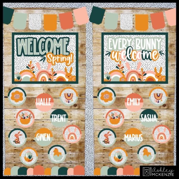 Hoppy Spring Classroom Door Decor Kit Hoppy Spring Classroom Door Decor Kit
