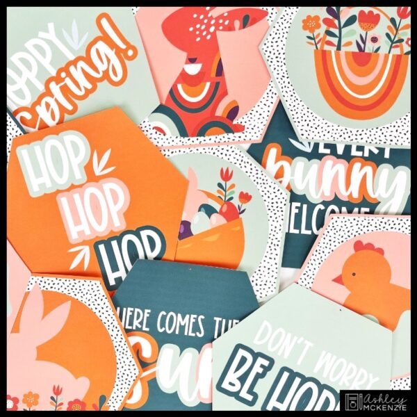 Hoppy Spring Classroom Posters Hoppy Spring Classroom Posters