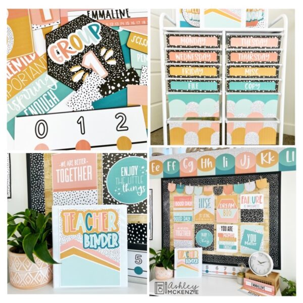 Calm Terrazzo Classroom Decor Bundle Calm Terrazzo Classroom Decor Bundle