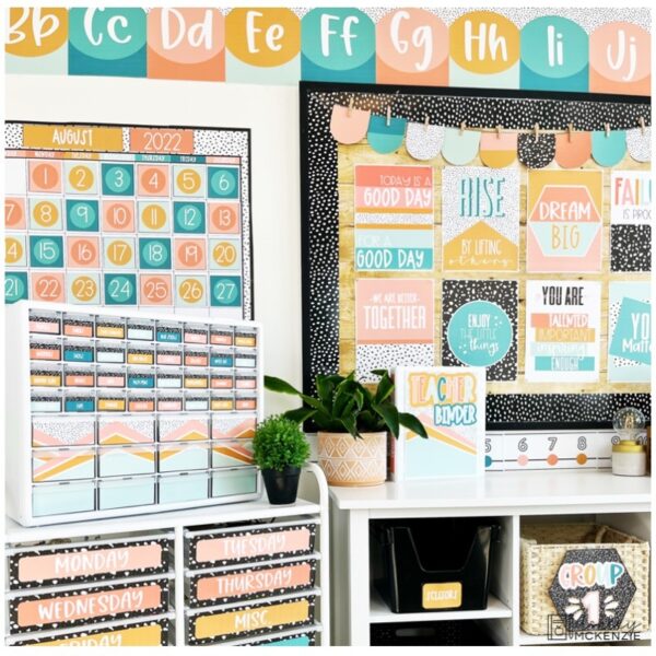 Calm Terrazzo Classroom Decor Bundle Calm Terrazzo Classroom Decor Bundle