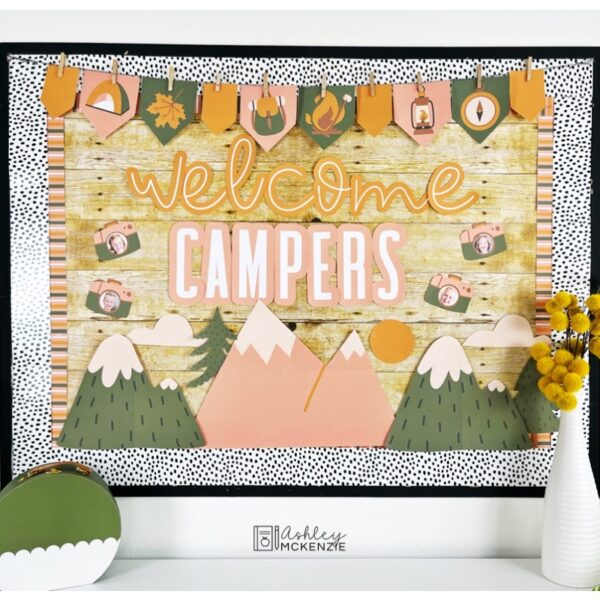 Camping Adventure Bulletin Board, Posters, A-Z Bulletin Board Letters, and Door Decor Mini Bundle Camping Adventure Bulletin Board, Posters, A-Z Bulletin Board Letters, and Door Decor Mini Bundle