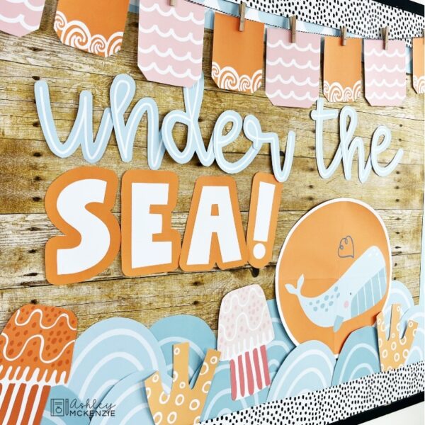 Boho Ocean Bulletin Board, Posters, A-Z Bulletin Board Letters, and Door Decor Mini Bundle Boho Ocean Bulletin Board, Posters, A-Z Bulletin Board Letters, and Door Decor Mini Bundle