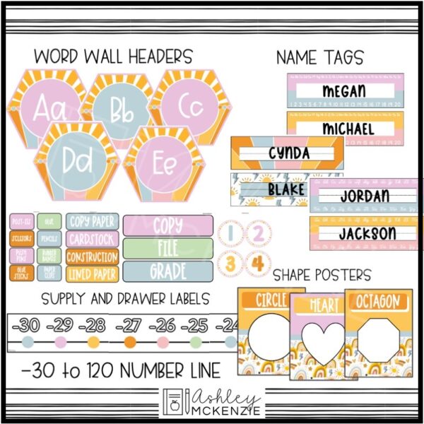 Hello Sunshine Classroom Decor Bundle Hello Sunshine Classroom Decor Bundle