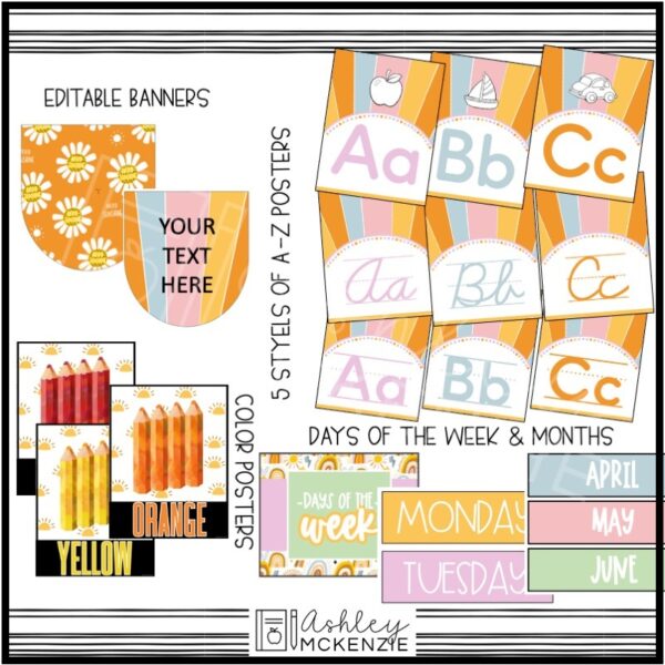 Hello Sunshine Classroom Decor Bundle Hello Sunshine Classroom Decor Bundle