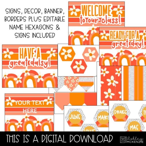 Daisy Dreams Classroom Door Decor Kit Daisy Dreams Classroom Door Decor Kit