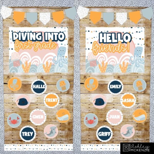 Boho Ocean Classroom Decor Bundle Boho Ocean Classroom Decor Bundle