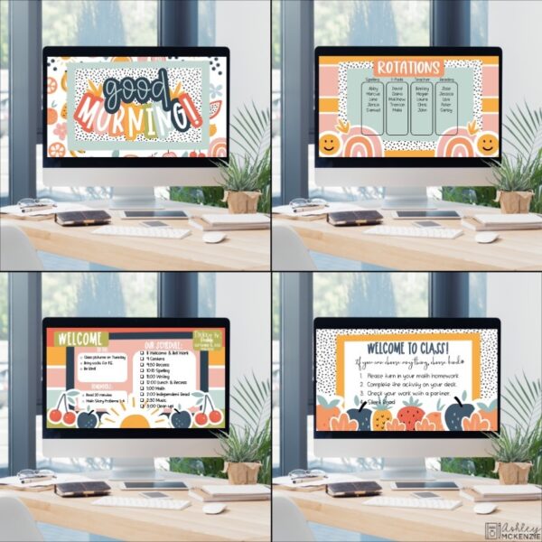 Modern Fruity Classroom Decor Bundle Modern Fruity Classroom Decor Bundle