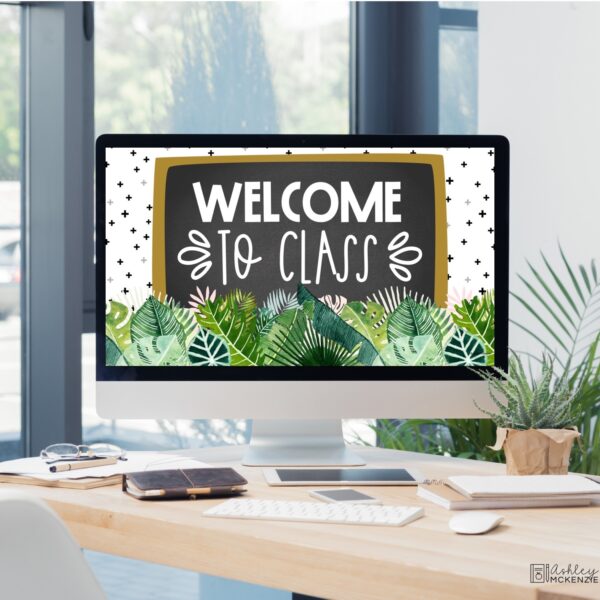 Modern Tropical Classroom Decor Bundle Modern Tropical Classroom Decor Bundle