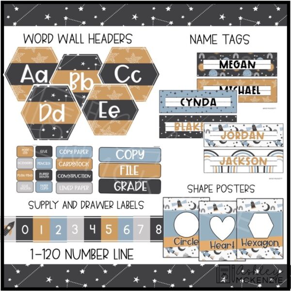 Space Classroom Decor Bundle Space Classroom Decor Bundle