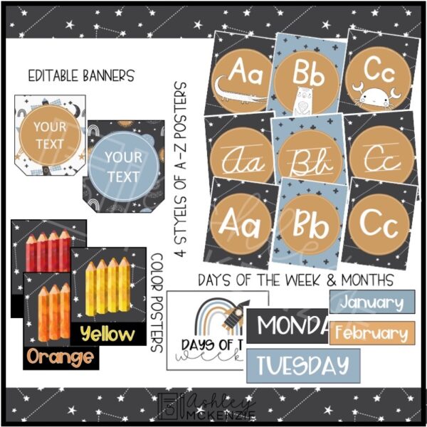 Space Classroom Decor Bundle Space Classroom Decor Bundle