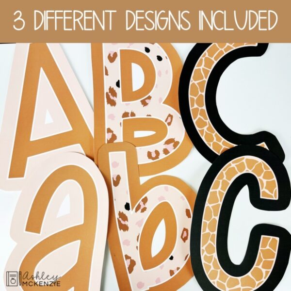 Boho Neutral Animal Print Classroom Decor Bundle Boho Neutral Animal Print Classroom Decor Bundle