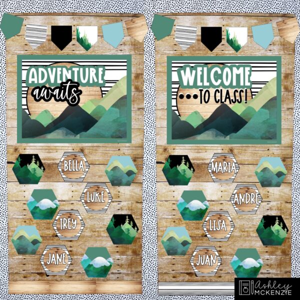 Scandi Mountains Classroom Decor Bundle Scandi Mountains Classroom Decor Bundle