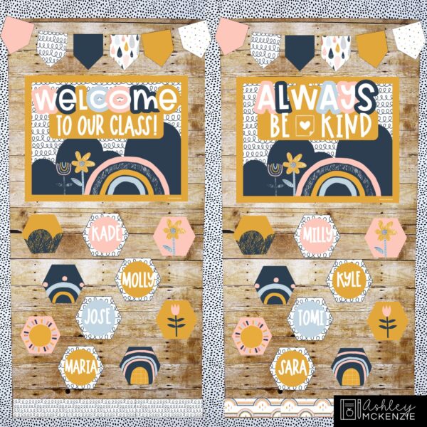 Boho Rainbow Classroom Decor Bundle Boho Rainbow Classroom Decor Bundle