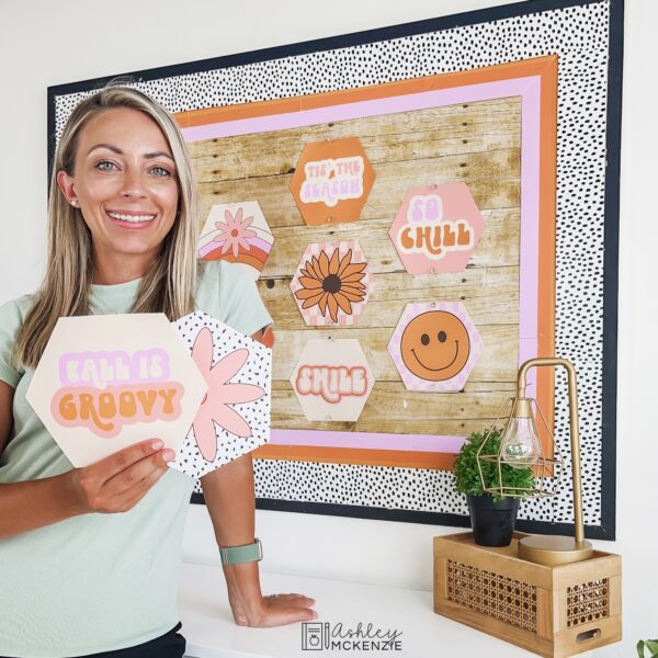 Retro Fall Bulletin Board, Posters, A-Z Bulletin Board Letters, and Door Decor Bundle Retro Fall Bulletin Board, Posters, A-Z Bulletin Board Letters, and Door Decor Bundle