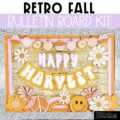 Retro Fall Bulletin Board Kit