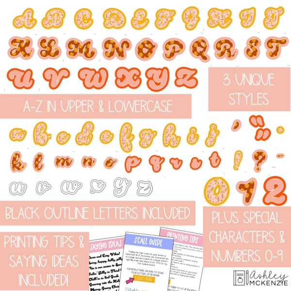 Retro Christmas A-Z Bulletin Board Letters, Punctuation, and Numbers Retro Christmas A-Z Bulletin Board Letters, Punctuation, and Numbers