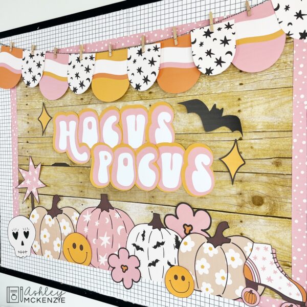 Retro Halloween Bulletin Board Kit Retro Halloween Bulletin Board Kit