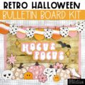 Retro Halloween Bulletin Board Kit