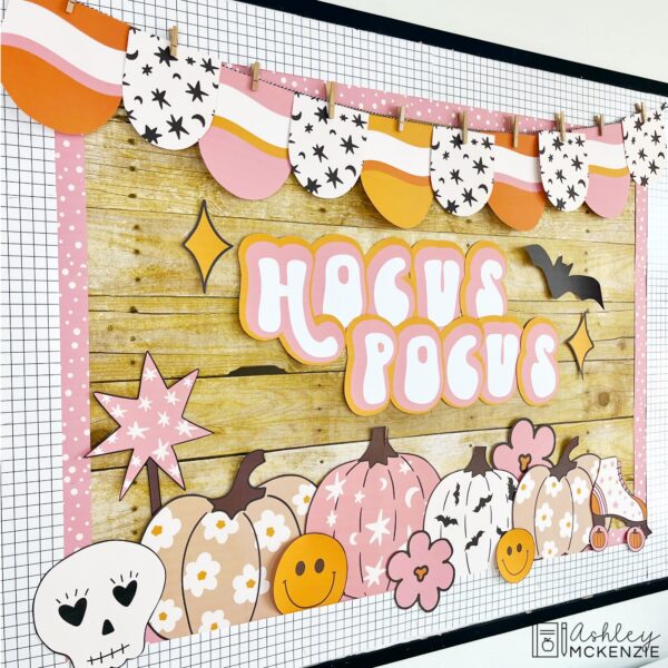 Retro Halloween Bulletin Board Kit Retro Halloween Bulletin Board Kit