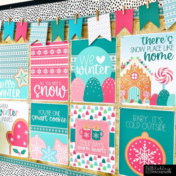 Winter Cookies Classroom Decor Bundle Winter Cookies Classroom Decor Bundle